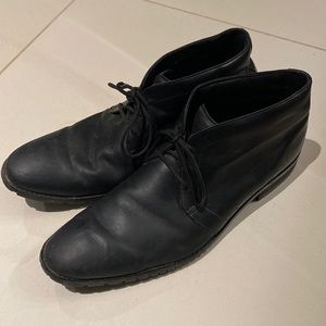 Black Cole Haan chukka boot